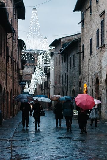 San Gimignano on a winter's evening