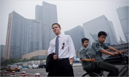 White Guy in China