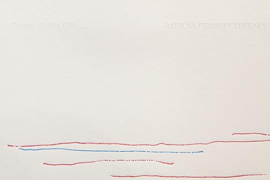 Becca Albee, Radical Feminist Therapy, 12. Difference, Working With… (detail), 2016 Courtesy the artist 