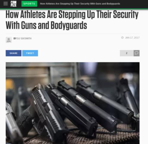 How Athletes Are Stepping Up Their Security With Guns and Bodyguards Complex