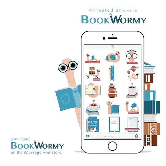 Book Wormy - Animated Stickers