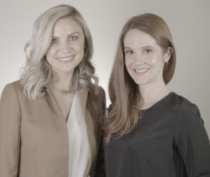 Rachel Johnson (l) and Christina Oshan