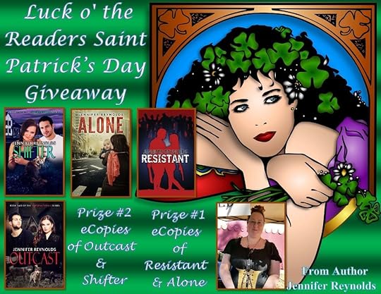 Luck O’ The Readers 2017 Patrick’s Day Giveaway 30+ Authors, 60+ Prizes: Books, Gift Cards, & More Free to Enter $100 Pay Pall Cash Grand-prize https://www.rafflecopter.com/rafl/display/2703c98f65/