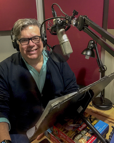 Recording the audiobook of Notes on a Banana