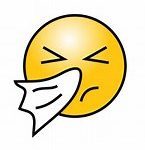 blowing nose smily face