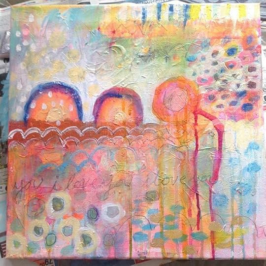 in process #painting #paint #art #colors #artwork #artist #artforsale #daringadventuresinloveandloss #canvas #canvasart