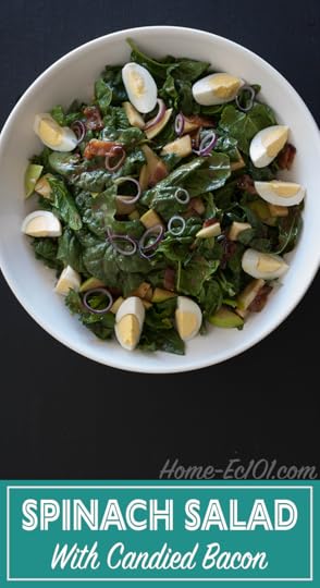 Spinach Salad with Candied Bacon