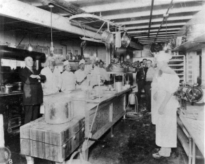 View of the Kitchen onboard the Str. Cincinnati