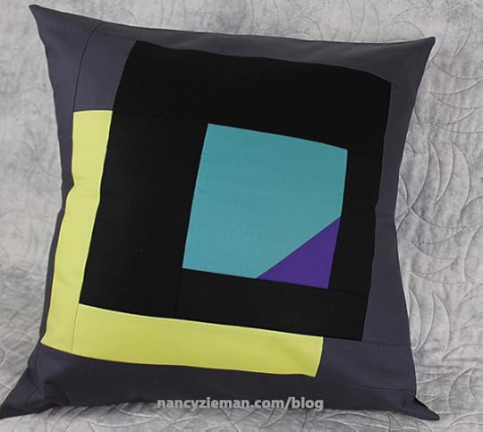 Nancy Zieman's Off-Kilter Log Cabin Quilt Block Pillow FREE! Sewing Tutorial