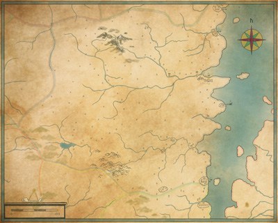 In Progress map of Cothel