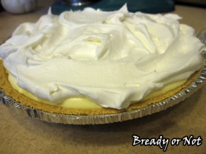 Triple Layer Lemon Pudding Pie