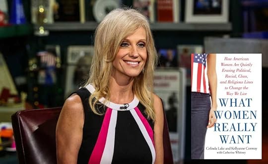 Image result for kellyanne conway reading a book