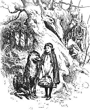 Little Red Riding Hood by G.P. Jacomb Hood