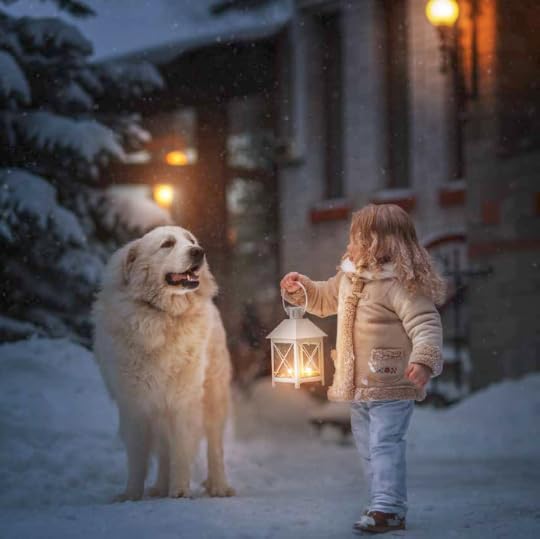 Little Kids and Their Big Dogs 9-- bookspoils