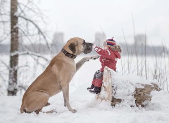 Little Kids and Their Big Dogs 13-- bookspoils