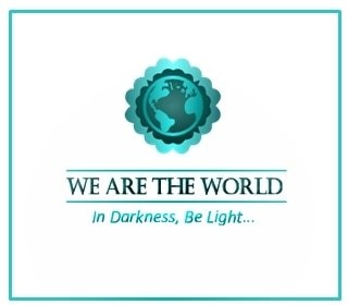 We Are The World Blogfest Badge with White Background