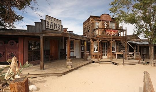 Pioneertown bank and bathouse