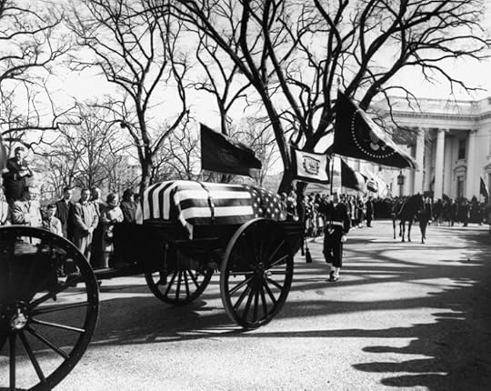 John F. Kennedy funeral procession on 25 November, 1963.