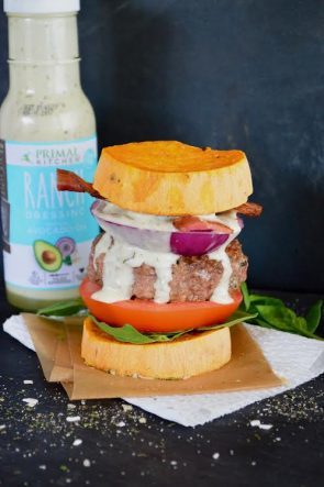 Burger with Ranch