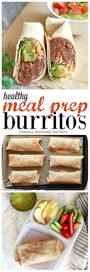 Healthy make ahead bean and rice burritos are perfect for easy vegetarian packed lunches. Find out how meal prep and freeze burritos.