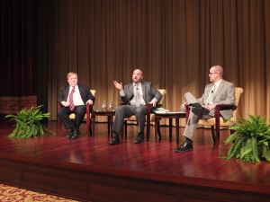The panel during the discussion (Photo © Bruce Guthrie)