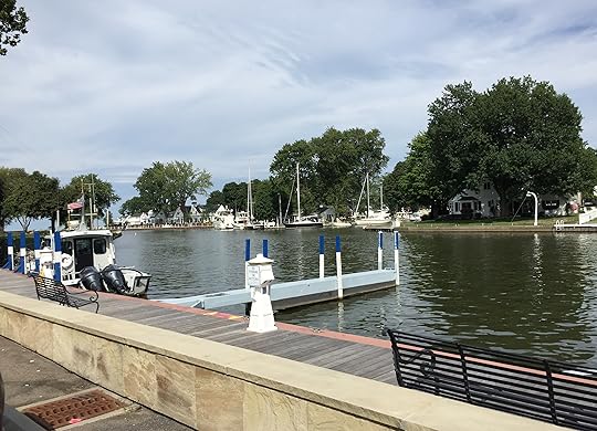 The Vermilion River, Vermilion, Ohio (photo: Sarah Sundin, August 2016)