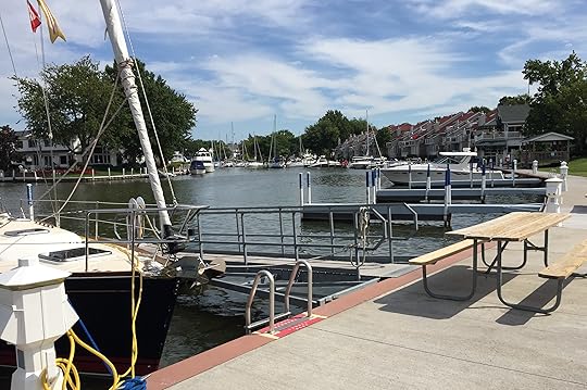 The Vermilion River, Vermilion, Ohio (photo: Sarah Sundin, August 2016)