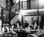 Maids in the main lounge of an R100.