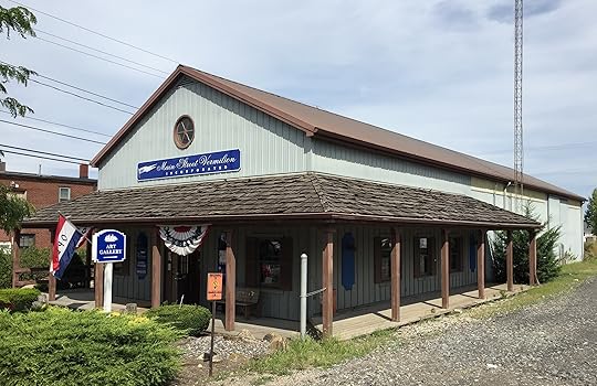 Train depot, visitor center, and art gallery, Vermilion, Ohio (Photo: Sarah Sundin, August 2016)