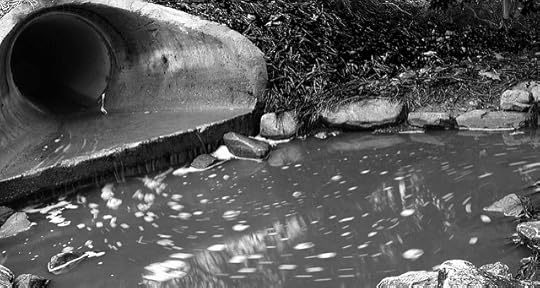 This is a sewer, a proper image for modern English spelling.