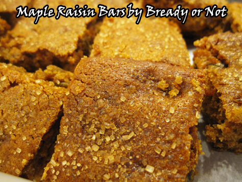 Bready or Not: Maple Raisin Bars 