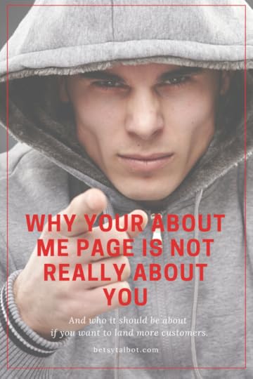 How to write an about me page 
