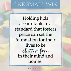 clutter-free parenting
