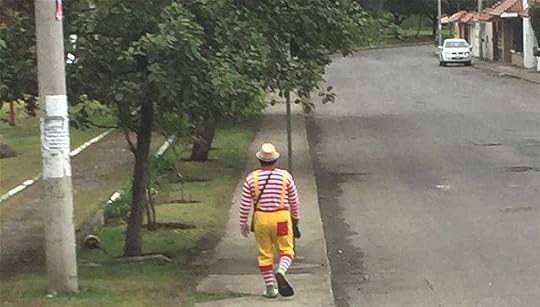 Clown Walking