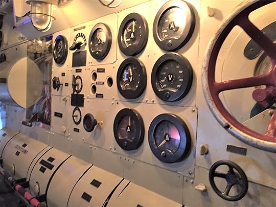Electric motor room in U-505, Chicago Museum of Science and Industry (Photo: Sarah Sundin, September 2016).