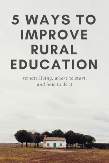 5 ways to improve rural education
