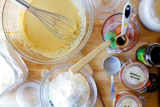 making cornbread waffles