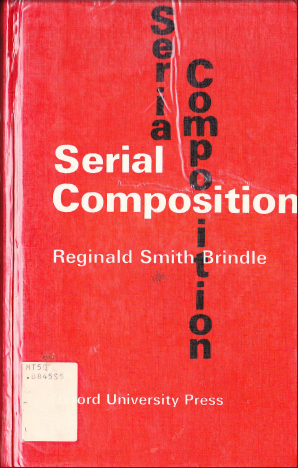 Brindle's Serial Composition. What a vibrant color!
