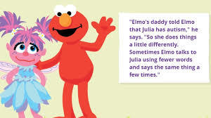 Image result for muppet with autism on sesame st