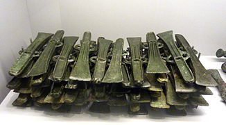 A Bronze Age axe hoard from Galicia, Spain (Wiki)