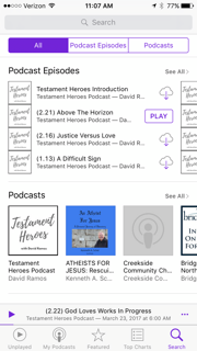 christian podcast testament heroes