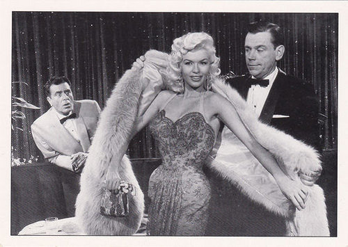 Jayne Mansfield and Tom Ewell in The Girl Can't Help It (1956)