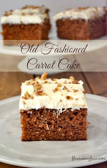 Old Fashioned Carrot Cake recipe via flouronmyface.com