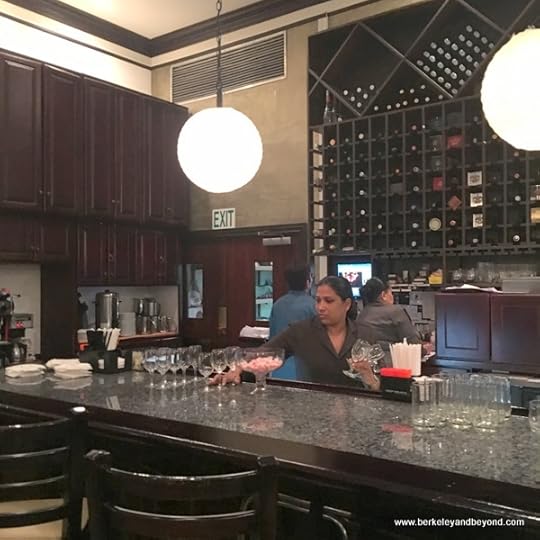 bar at Jaffa restaurant in Port of Spain, Trinidad