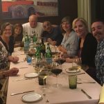 Our tour group at dinner, Altarocca Wine Resort
