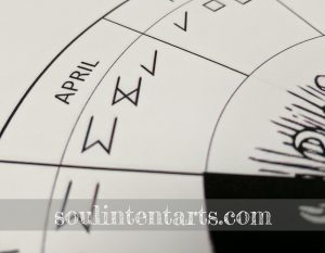 The Runic Calendar - April - by S. Kelley Harrell, Soul Intent Arts