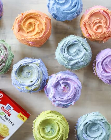 olive oil cupcakes with mascarpone buttercream I howsweeteats.com
