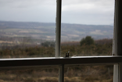 On the inside, looking out? My room on the Arvon course at Moniack Mhor, Inverness, Scotland - April 2010
