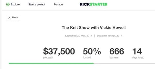 The Knit Show Kickstarter 50%