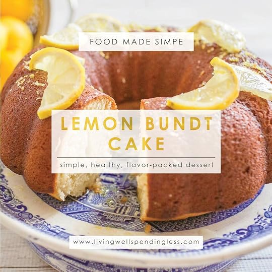 Lemon Bundt Cake | Lemon Desserts | Easter Desserts | Dessert Recipes with Young Living Vitality Oils 